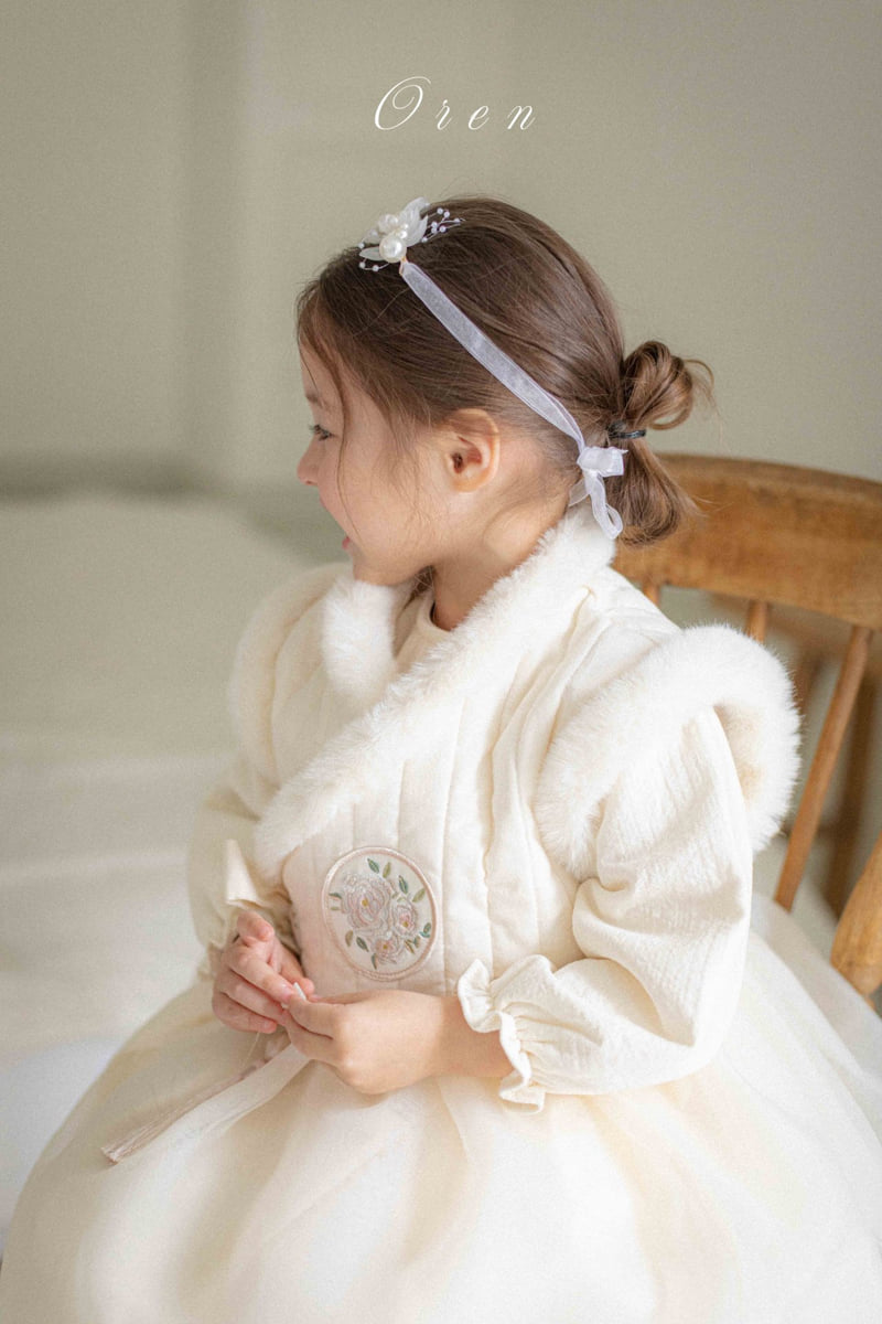 Oren - Korean Baby Fashion - #babygirlfashion - Arin Beaded Hairband - 3