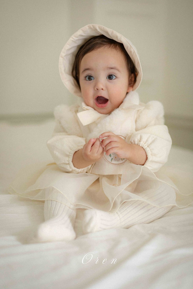 Oren - Korean Baby Fashion - #babyootd - Yoonseul Quilted Bonnet - 2
