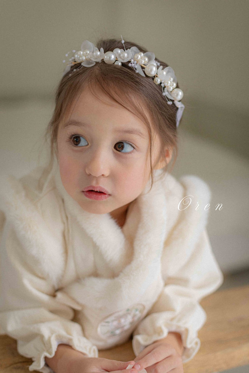 Oren - Korean Baby Fashion - #babyoutfit - Arin Beaded Hairband - 8