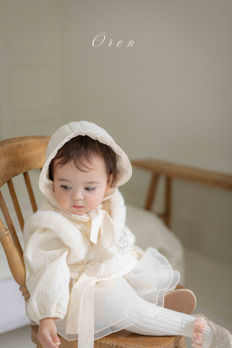 Oren - Korean Baby Fashion - #babywear - Yoonseul Quilted Bonnet - 5