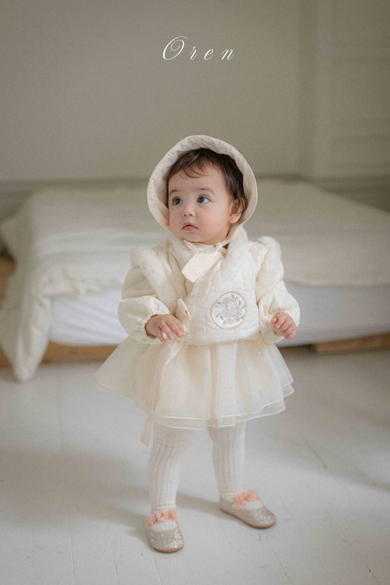Oren - Korean Baby Fashion - #onlinebabyshop - Bebe Yoonseul Girls Hanbok Suit - 9