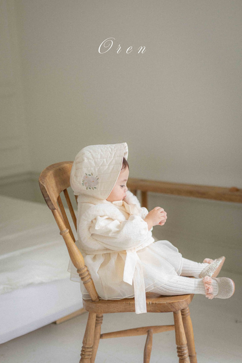 Oren - Korean Baby Fashion - #smilingbaby - Yoonseul Quilted Bonnet - 8