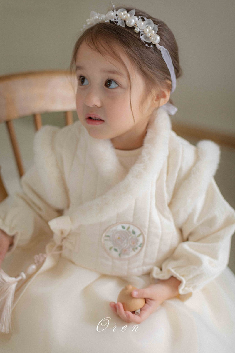 Oren - Korean Children Fashion - #Kfashion4kids - Kids Yoonseul Girls Hanbok One-piece - 4