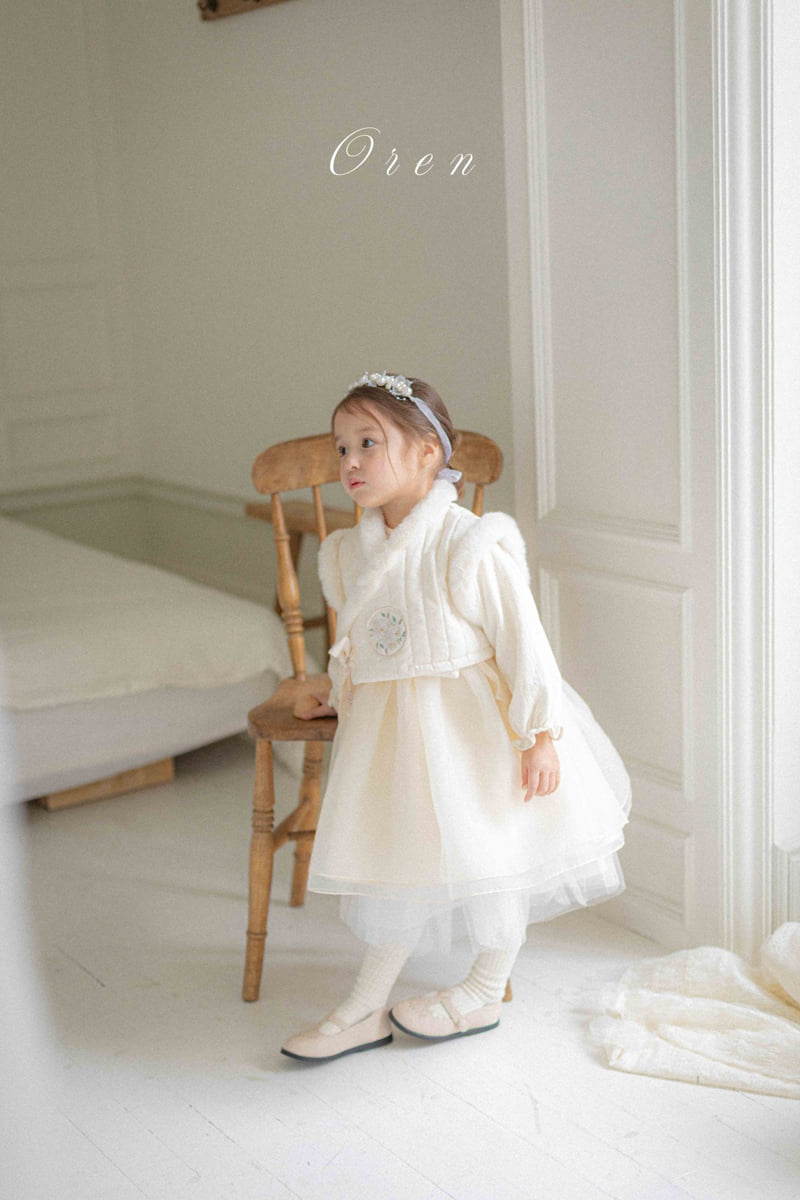 Oren - Korean Children Fashion - #minifashionista - Kids Yoonseul Girls Hanbok One-piece - 6