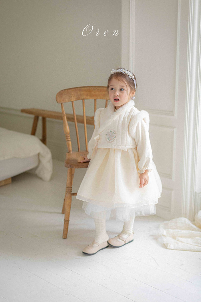Oren - Korean Children Fashion - #prettylittlegirls - Kids Yoonseul Girls Hanbok One-piece - 7