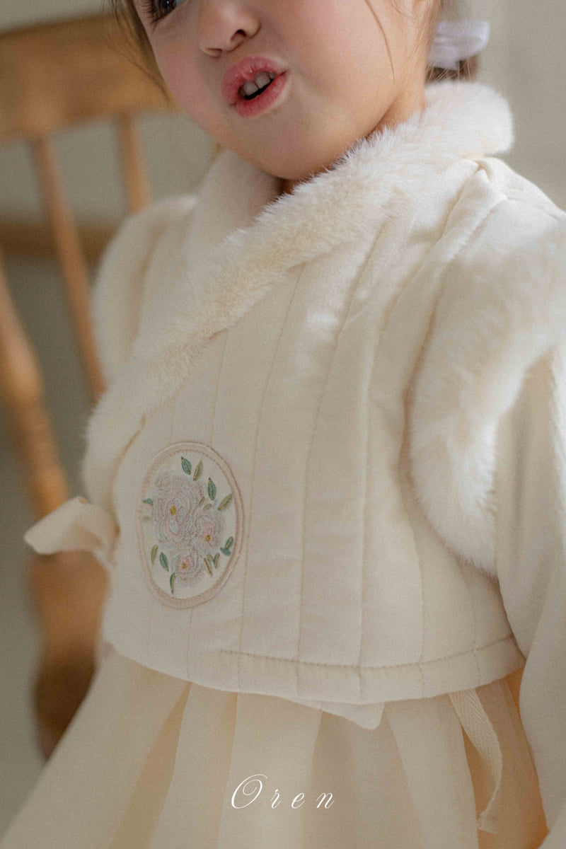 Oren - Korean Children Fashion - #todddlerfashion - Kids Yoonseul Girls Hanbok One-piece - 8
