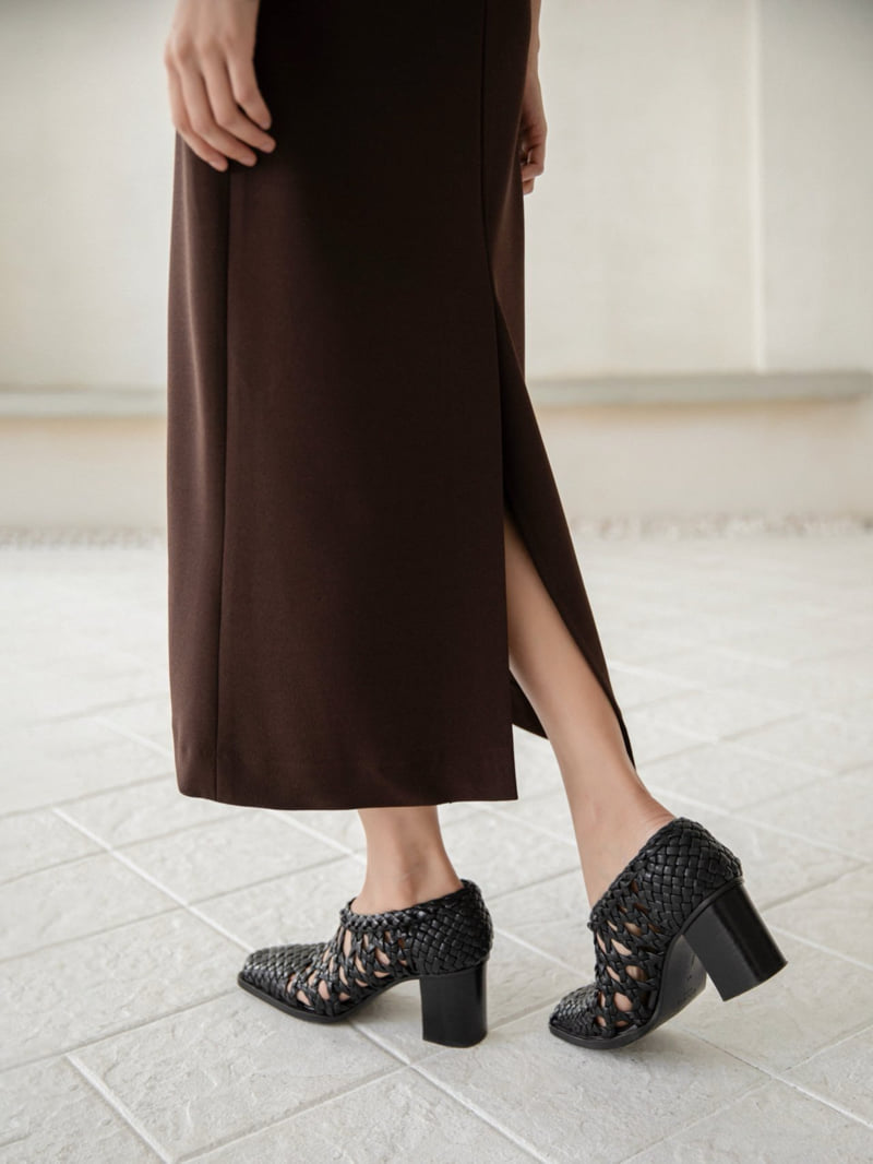 Paper Moon - Korean Women Fashion - #momslook - Crepe Pencil Line Midi Sleeveless Kelly Dress - 6