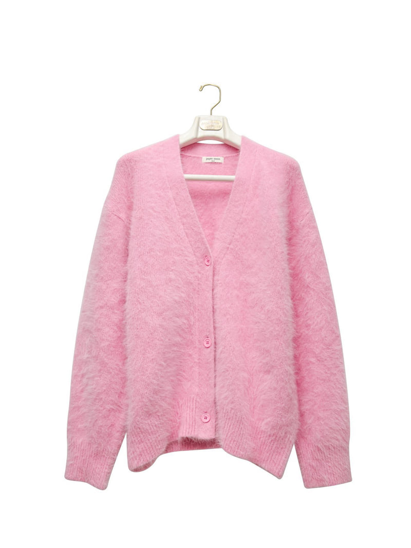 Paper Moon - Korean Women Fashion - #momslook - Lux Mink Angora Oversized Knit Cardigan - 6