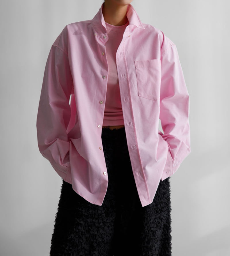 Paper Moon - Korean Women Fashion - #momslook - Oxford Cotton Button Down Shirt