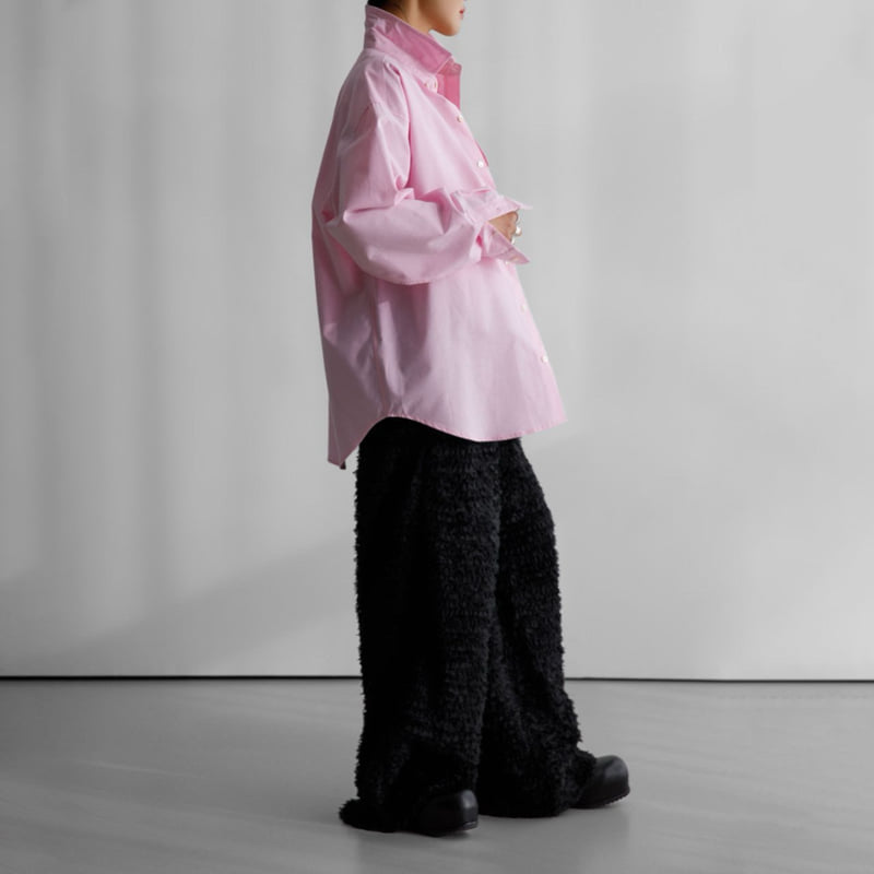 Paper Moon - Korean Women Fashion - #momslook - Oxford Cotton Button Down Shirt - 3