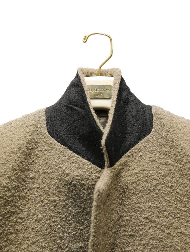 Paper Moon - Korean Women Fashion - #momslook - Lux Boucle Alpaca Wool Oversized Three Button Maxi Coat - 8