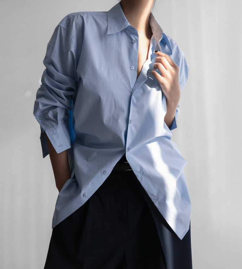 Paper Moon - Korean Women Fashion - #restrostyle - Classic Premium Cotton Button Down Shirt - 3