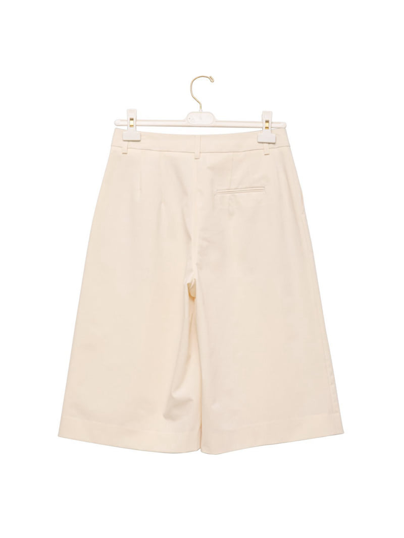 Paper Moon - Korean Women Fashion - #thelittlethings - Classic Wide Fit Bermuda Trouswers - 5