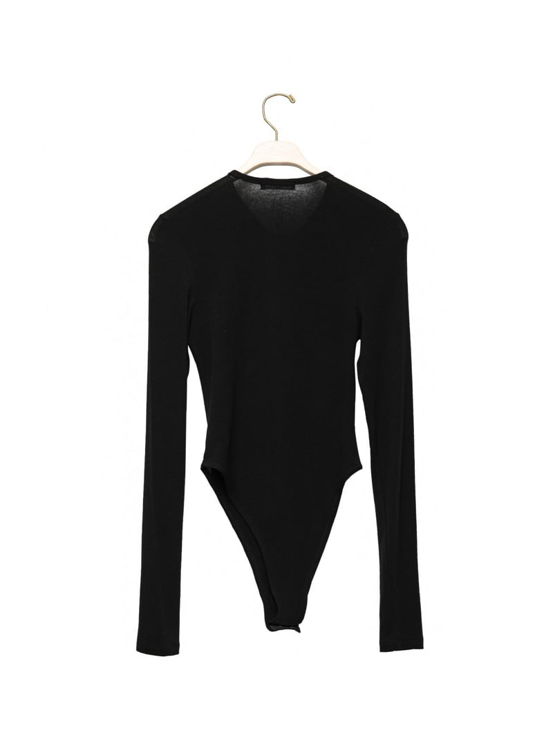 Paper Moon - Korean Women Fashion - #womensfashion - Ring Snap Button Detail Bodysuit - 6