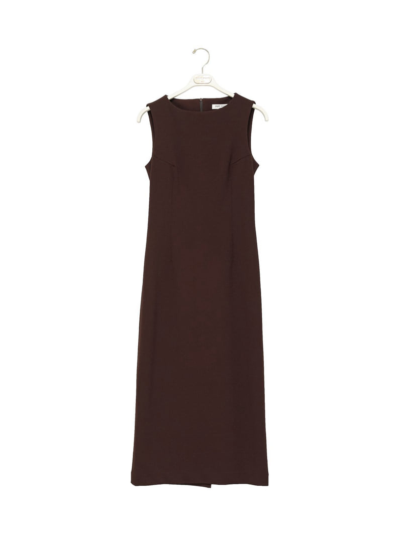Paper Moon - Korean Women Fashion - #womensfashion - Crepe Pencil Line Midi Sleeveless Kelly Dress - 7