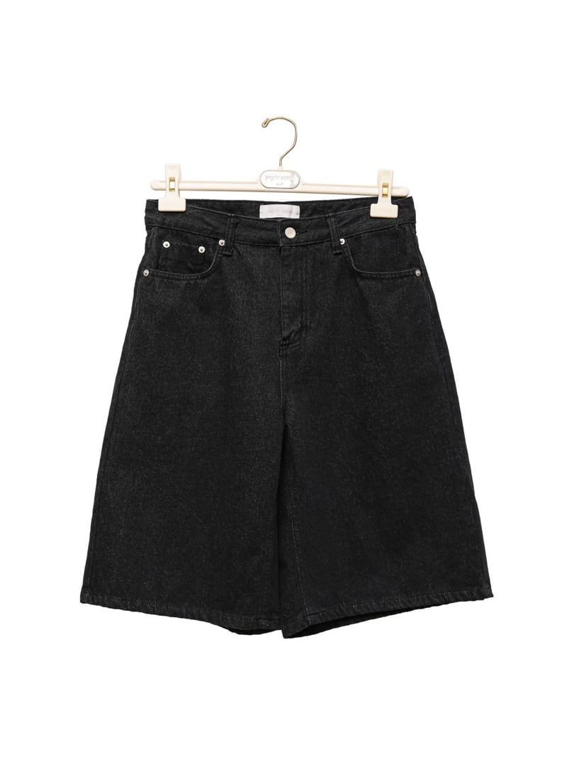 Paper Moon - Korean Women Fashion - #womensfashion - Classic Washed Wide Bermuda Pants - 6