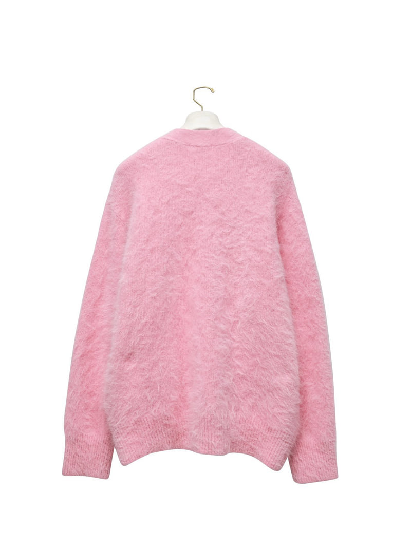 Paper Moon - Korean Women Fashion - #womensfashion - Lux Mink Angora Oversized Knit Cardigan - 7