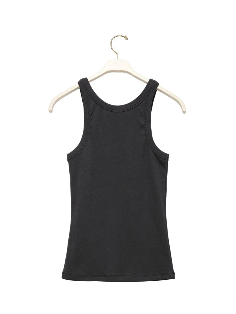 Paper Moon - Korean Women Fashion - #momslook - Sleeveless Rib Jersey Tank Top - 4