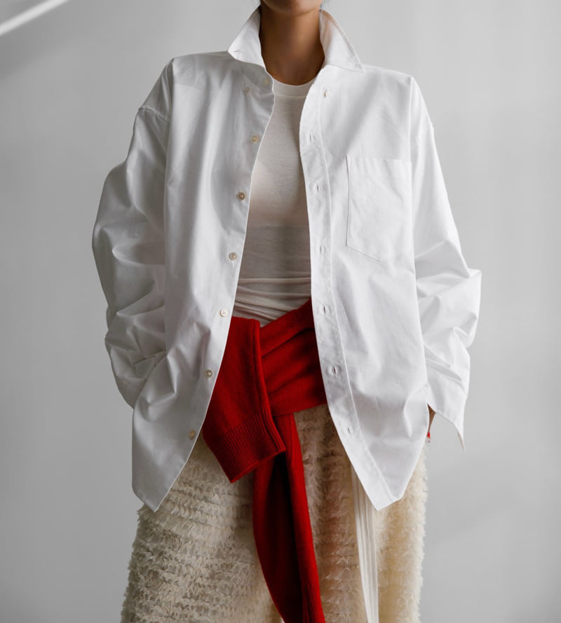Paper Moon - Korean Women Fashion - #womensfashion - Oxford Cotton Button Down Shirt - 10