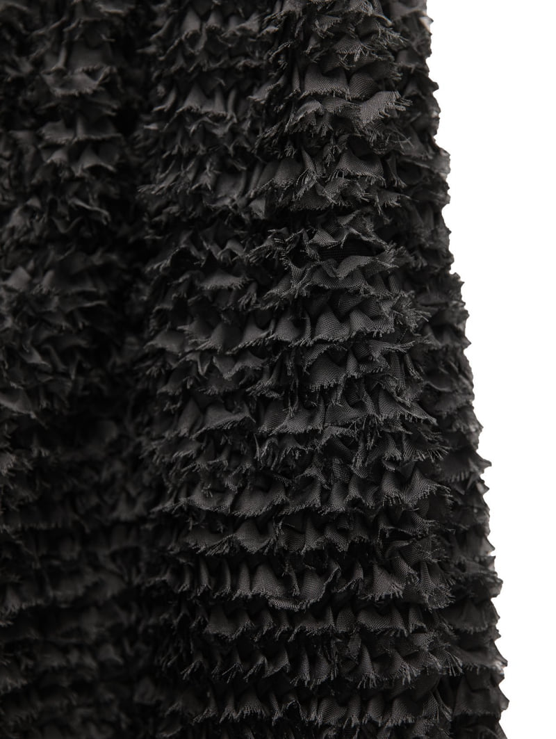 Paper Moon - Korean Women Fashion - #womensfashion - Lux Feather Lace Detail Wide Trousers - 7