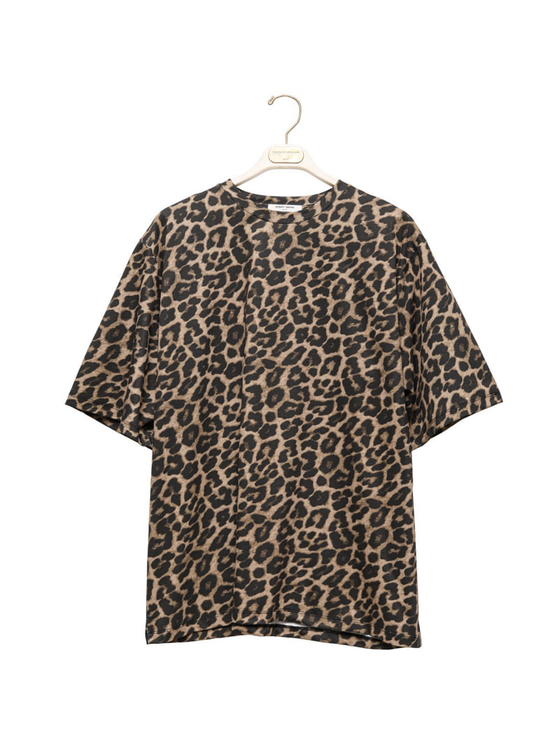Paper Moon - Korean Women Fashion - #womensfashion - Oversized Leopard Print Tee - 5