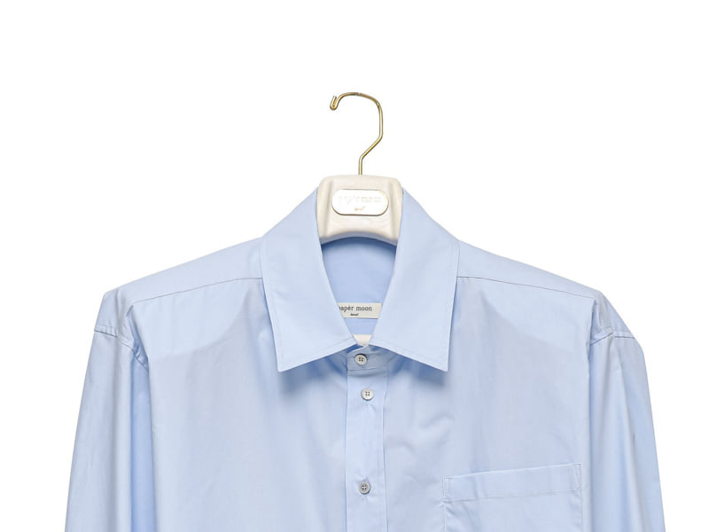 Paper Moon - Korean Women Fashion - #womensfashion - Maxi Padded Shoulder Cotton Shirt - 6