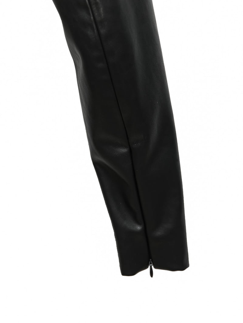 Paper Moon - Korean Women Fashion - #womensfashion - Vegan Leather Cropped Bolero Jacket - 10