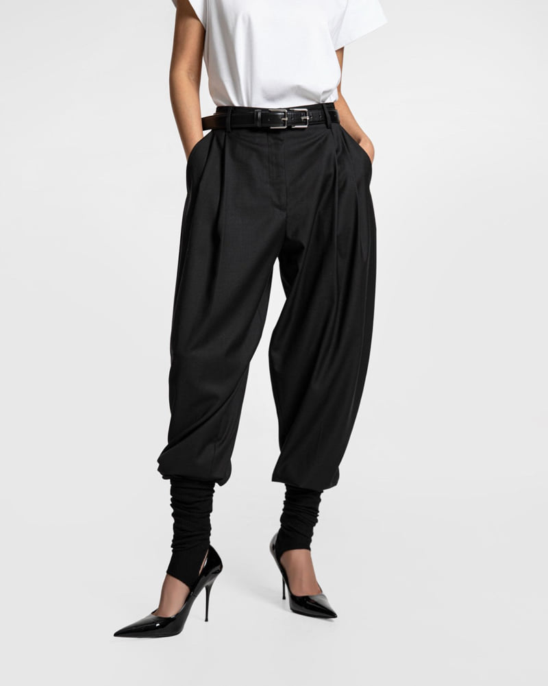 Paper Moon - Korean Women Fashion - #momslook - Classic Double Buckle Point Leather Belt - 4