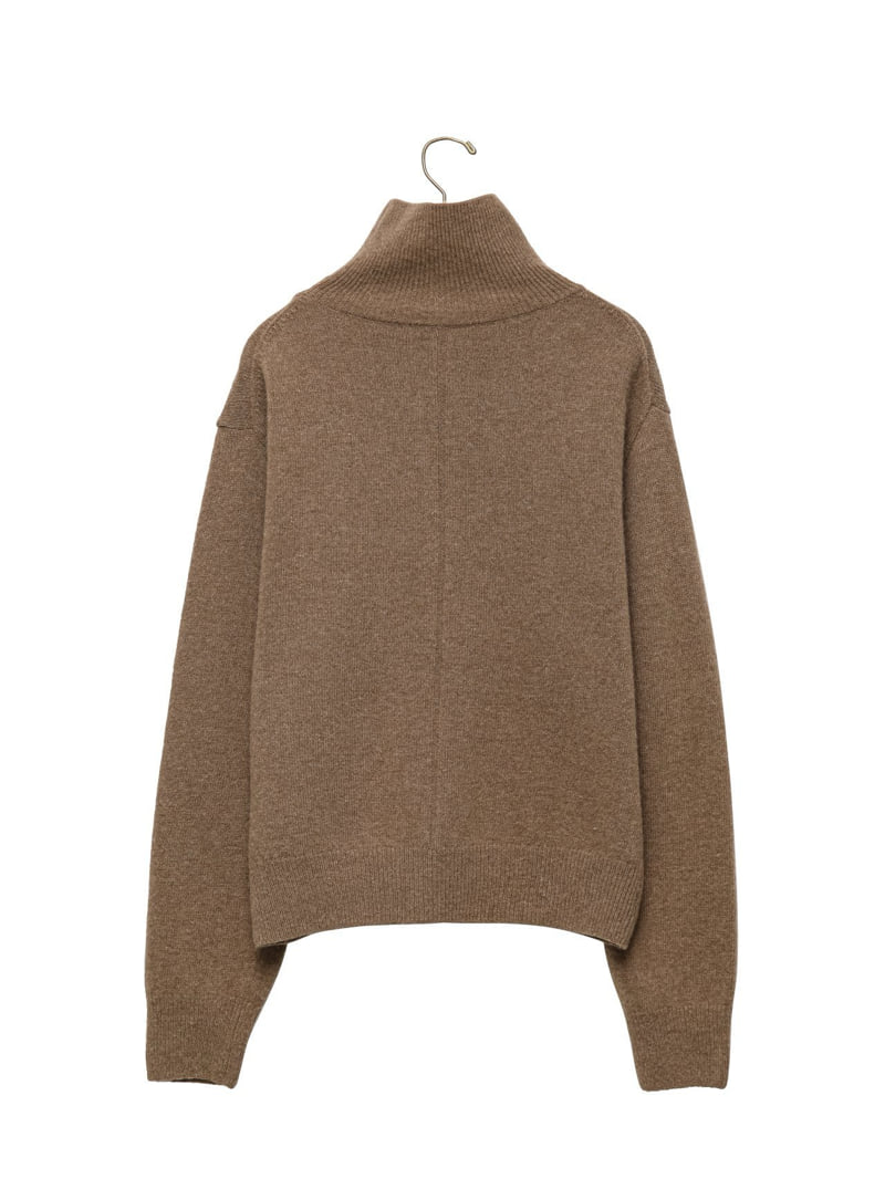 Paper Moon - Korean Women Fashion - #womensfashion - Classic Cashmere Blending Wool High Neck Knit Top - 6