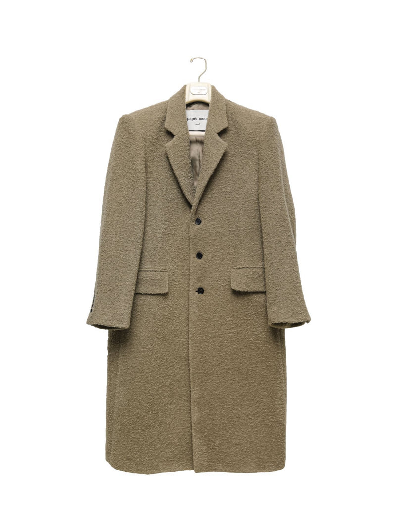 Paper Moon - Korean Women Fashion - #womensfashion - Lux Boucle Alpaca Wool Oversized Three Button Maxi Coat - 5