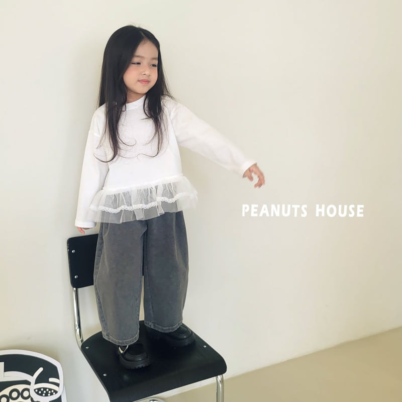 Peanuts - Korean Children Fashion - #Kfashion4kids - Lace Tee - 5