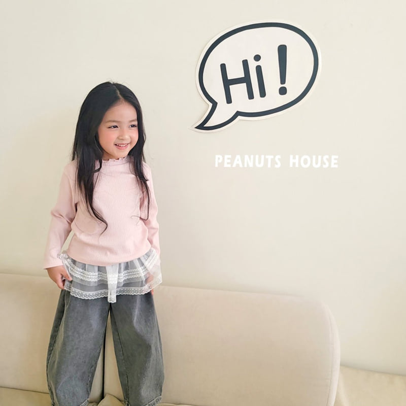 Peanuts - Korean Children Fashion - #designkidswear - Ribbed Tee - 3