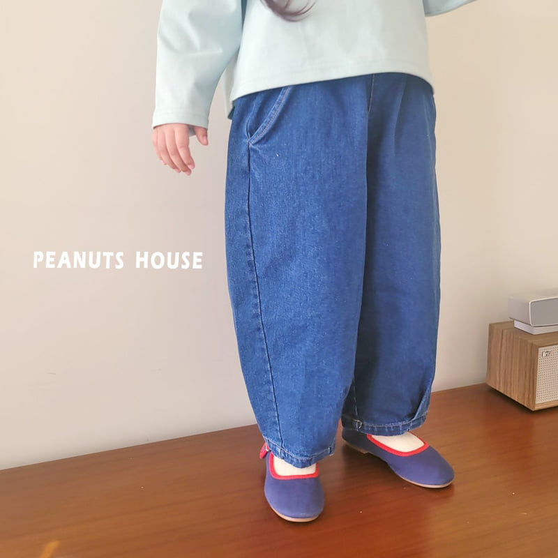 Peanuts - Korean Children Fashion - #discoveringself - Wrinkle Denim Jeans - 7
