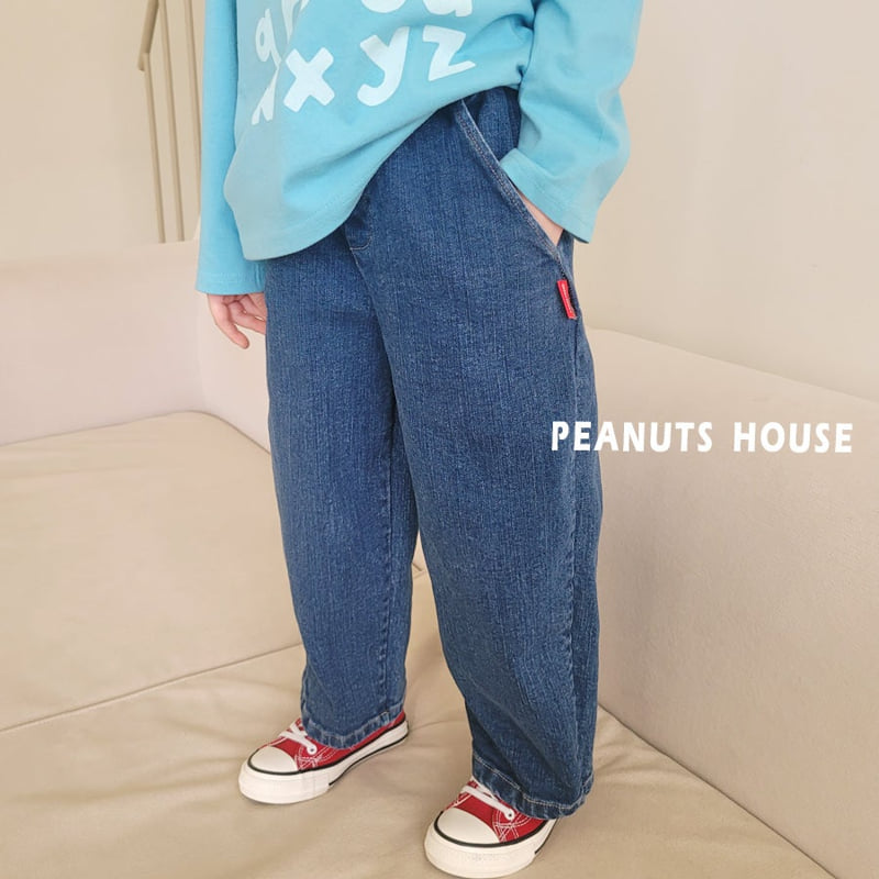 Peanuts - Korean Children Fashion - #discoveringself - Point Denim Jeans - 3