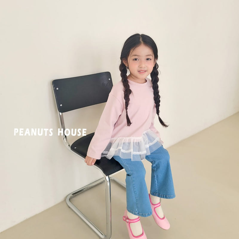 Peanuts - Korean Children Fashion - #fashionkids - Bootcut Denim Jeans - 7