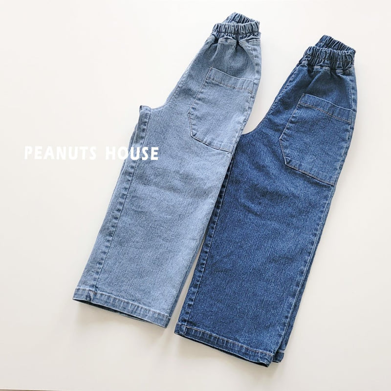 Peanuts - Korean Children Fashion - #fashionkids - Pocket Denim Jeans - 2