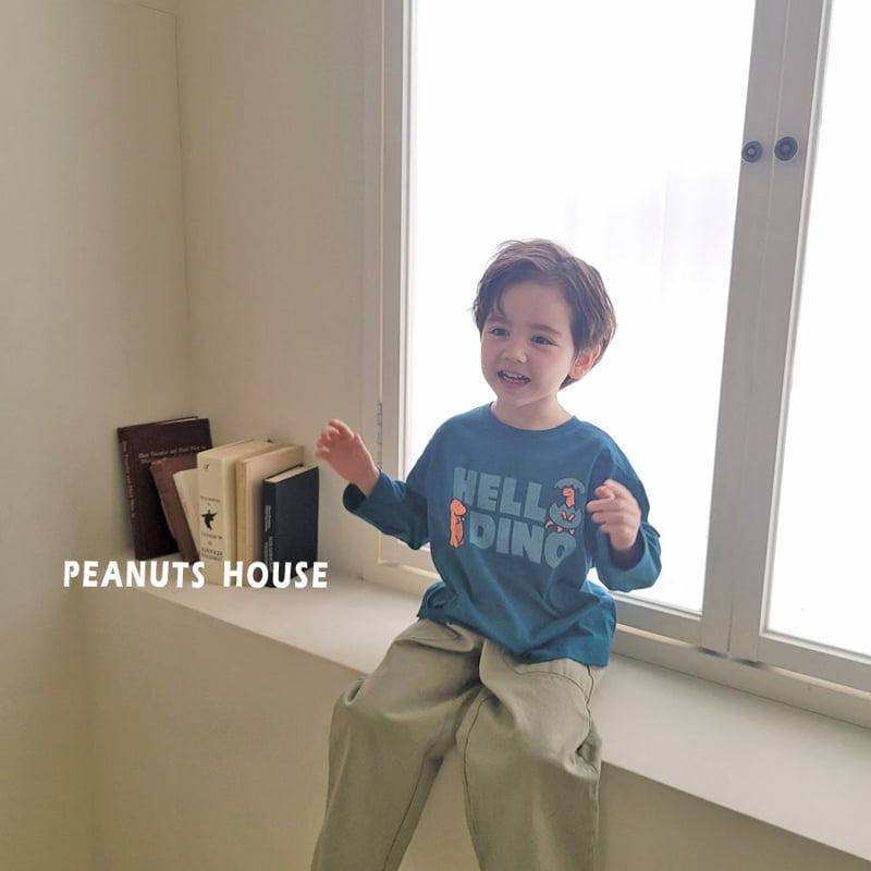 Peanuts - Korean Children Fashion - #kidsshorts - Dino Tee - 5