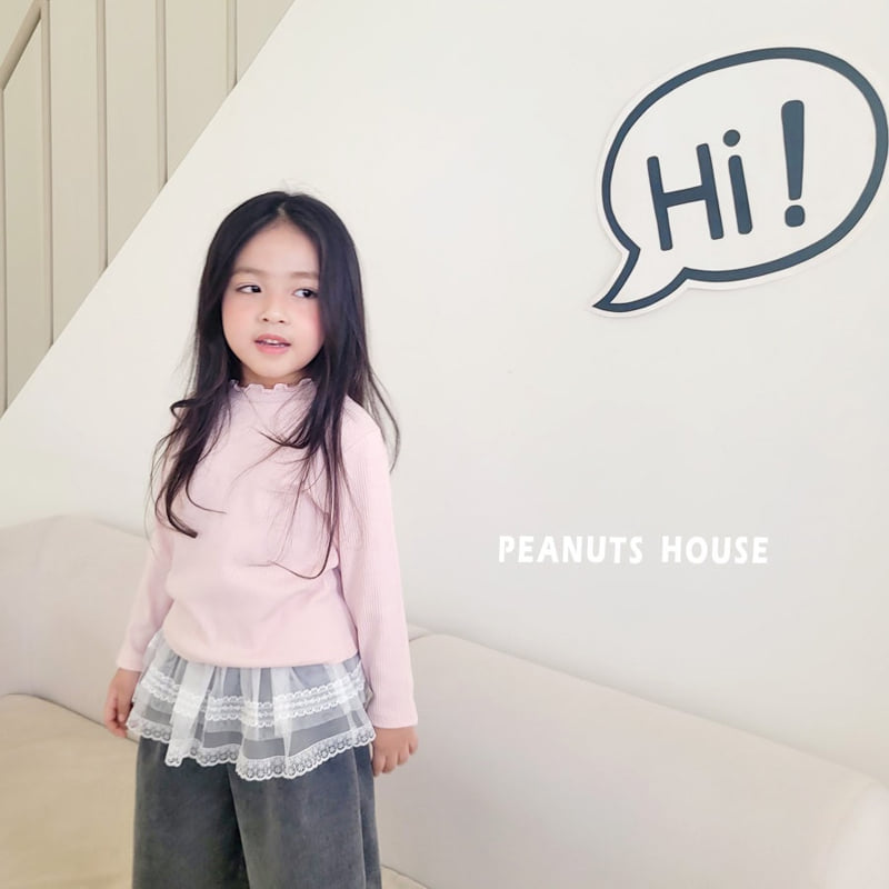 Peanuts - Korean Children Fashion - #kidsstore - Ribbed Tee - 7