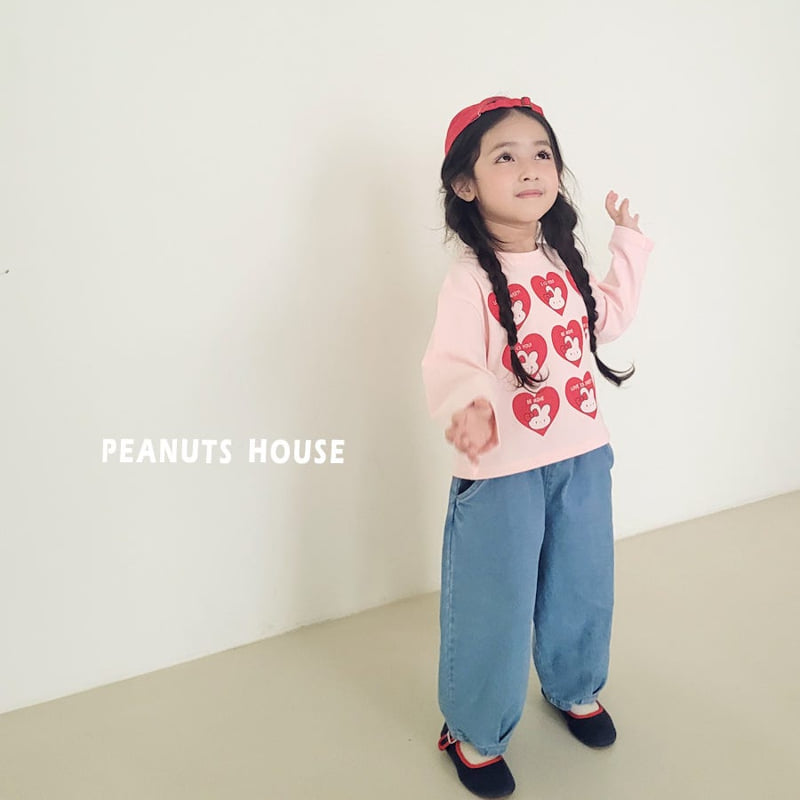 Peanuts - Korean Children Fashion - #kidsstore - Wrinkle Denim Jeans - 10