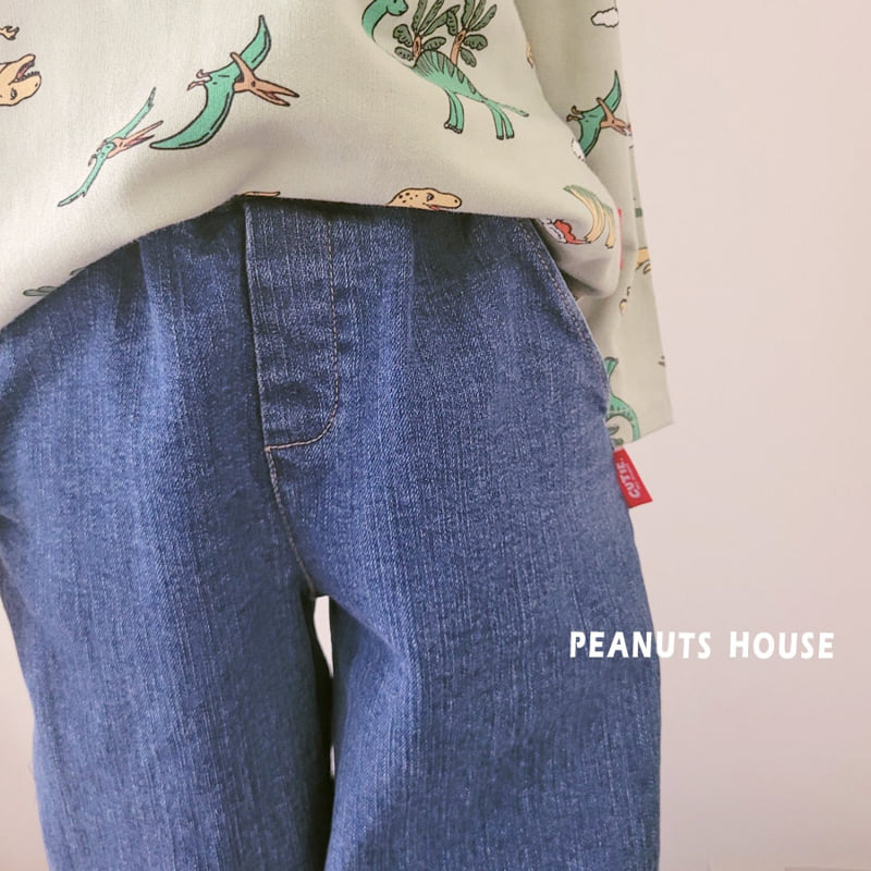 Peanuts - Korean Children Fashion - #kidsstore - Point Denim Jeans - 6