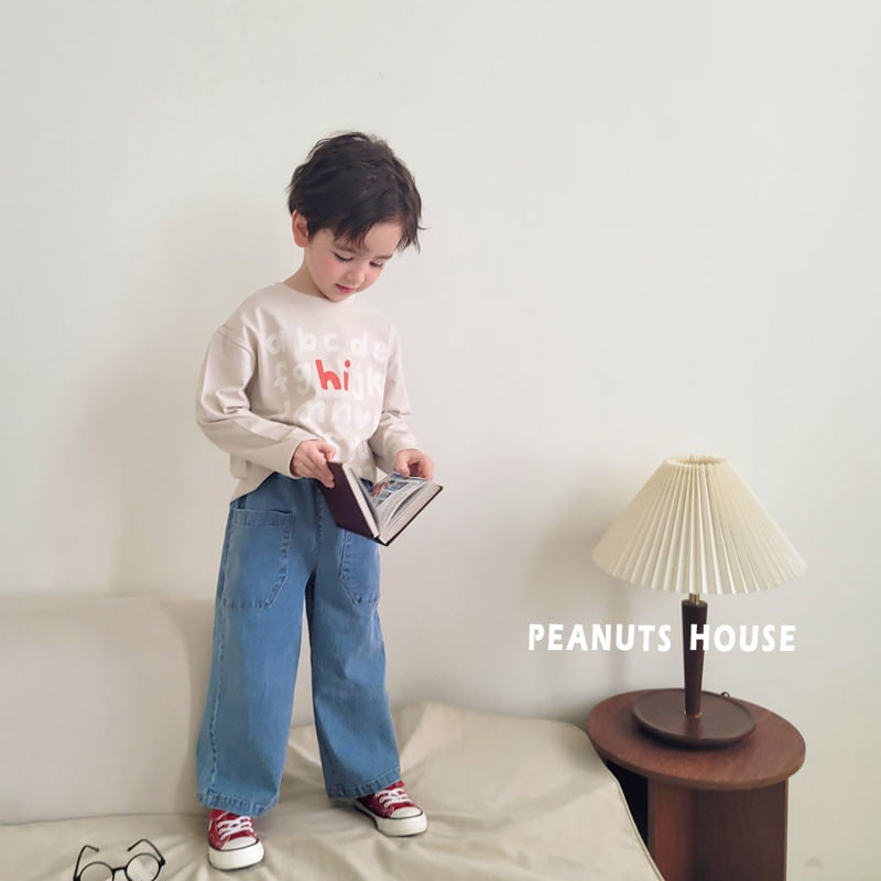 Peanuts - Korean Children Fashion - #kidsshorts - Pocket Denim Jeans - 4