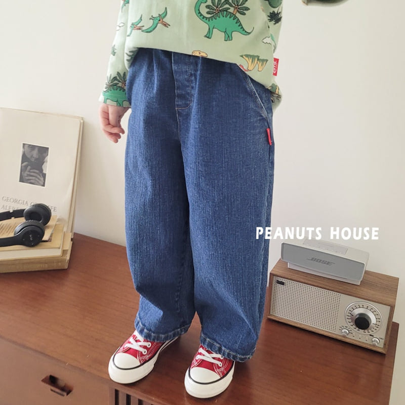 Peanuts - Korean Children Fashion - #kidzfashiontrend - Point Denim Jeans - 7
