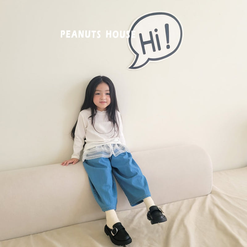 Peanuts - Korean Children Fashion - #littlefashionista - Pleated Denim Jeans - 10