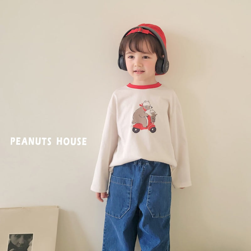 Peanuts - Korean Children Fashion - #littlefashionista - Pocket Denim Jeans - 7