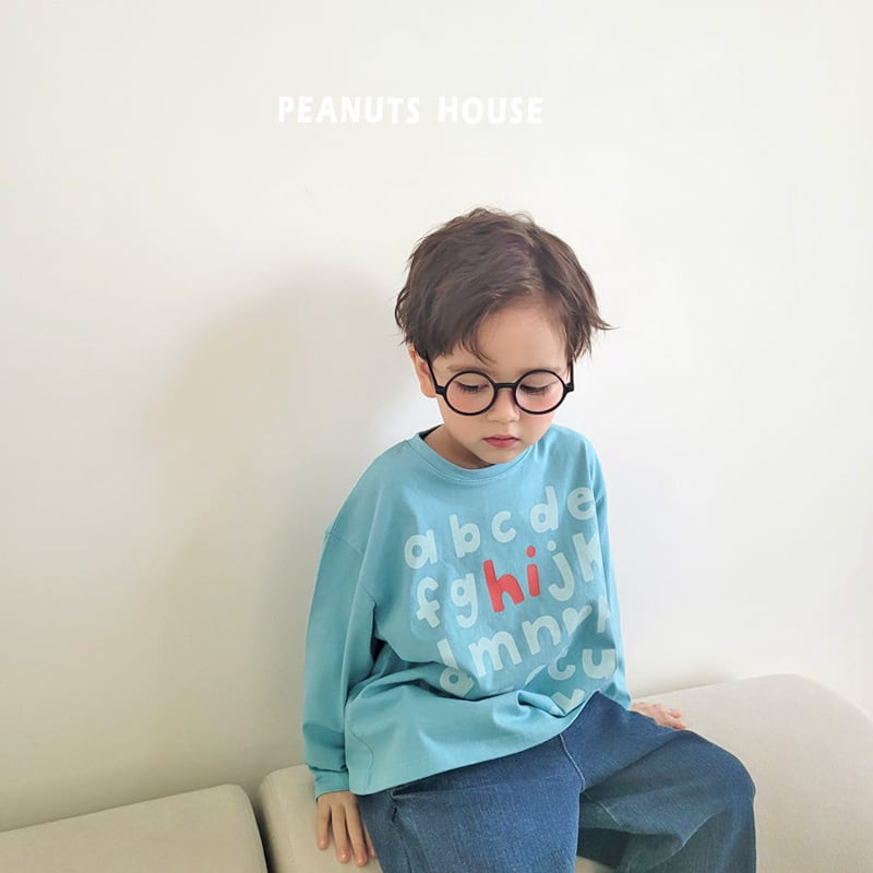 Peanuts - Korean Children Fashion - #magicofchildhood - Alphabet Tee - 4