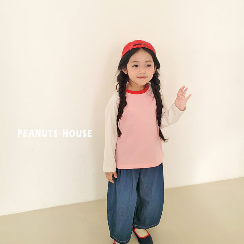 Peanuts - Korean Children Fashion - #minifashionista - Pleated Denim Jeans - 12