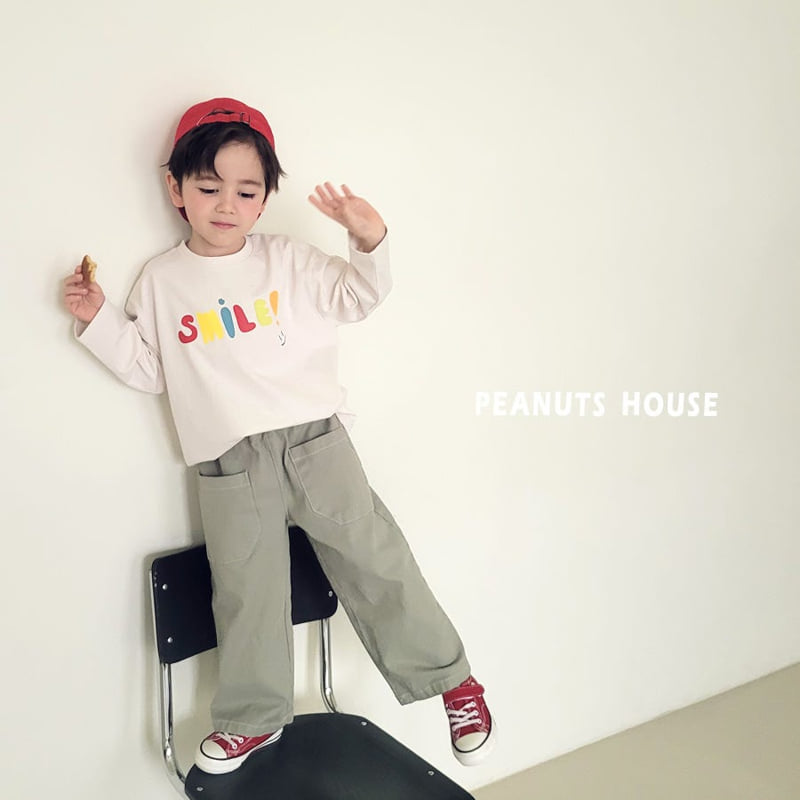 Peanuts - Korean Children Fashion - #minifashionista - Pocket Cotton Pants - 10