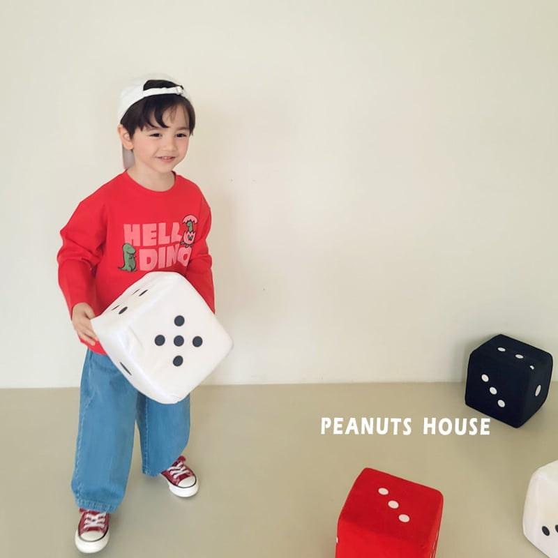 Peanuts - Korean Children Fashion - #prettylittlegirls - Point Denim Jeans - 12