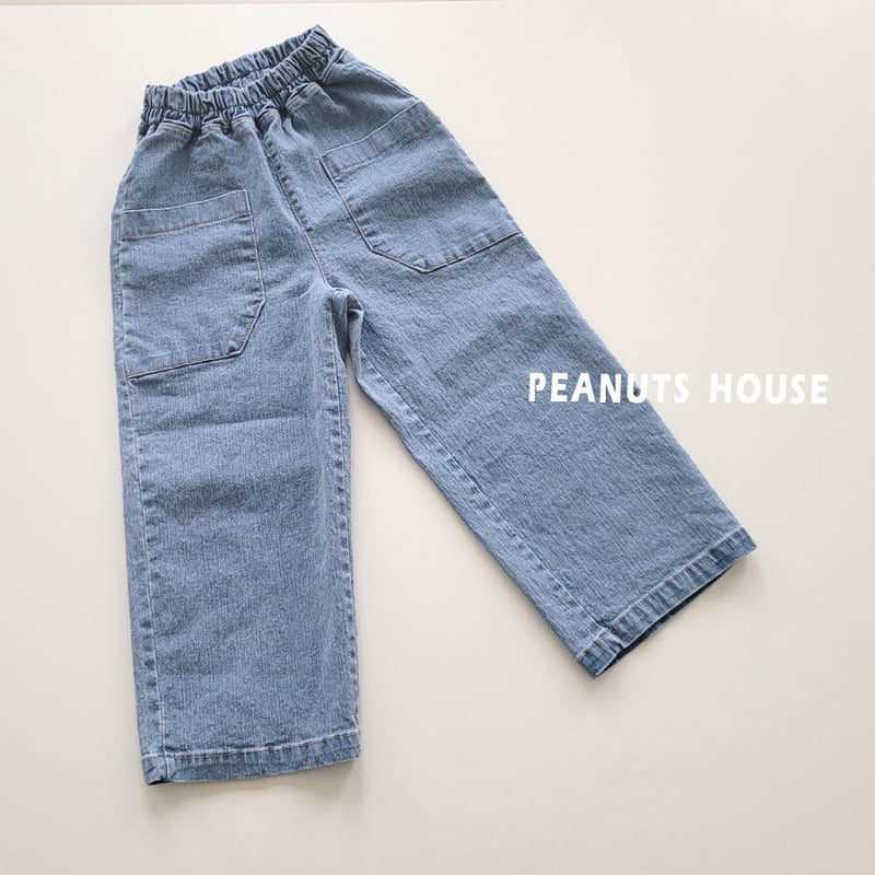 Peanuts - Korean Children Fashion - #prettylittlegirls - Pocket Denim Jeans - 10