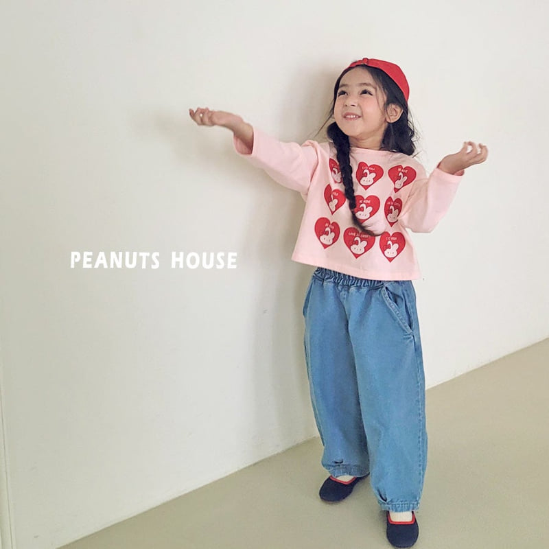 Peanuts - Korean Children Fashion - #stylishchildhood - Heart Tee - 5